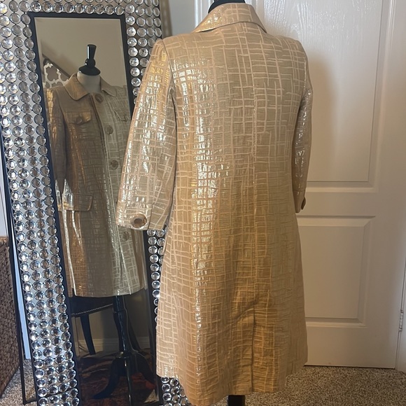 Glamorous Gold Shimmer Coat - Picture 4 of 5
